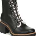 LifeStride Women's Rhodes Cozy Ankle Boot Snow (11 Wide, Black)