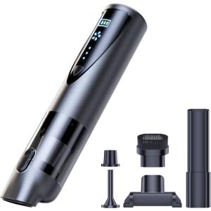 Cordless Car Vacuum Cleaner, 20000Pa Strong Suction Handheld Vacuum with Detailing Kit, Wet/Dry Rechargeable Portable Mini Vacuum for Car Detailing, Home & Outdoor Cleaning