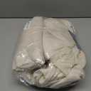 NICETOWN Natural Linen Curtains 84 inch Long 2 Panels Set, Grommet Top Thick Linen Burlap Semi Sheer Vertical Drapes Privacy Assured with Light Filtering for Bedroom/Living Room, W55 x L84