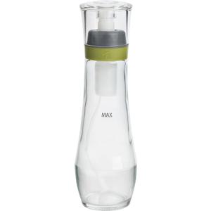 Trudeau Oil Spray Bottle, Glass, Plug-Free Filter for Baking Grilling, 10 oz