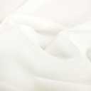 Ascoza 2pack 120 Inch Ivory Round Tablecloth in Polyester Fabric for Wedding/Banquet/Restaurant/Parties