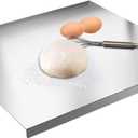 304 Stainless Steel Cutting Board, Large Size 23.62"x19.68" Heavy Duty Cutting Boards for Kitchen, Non-Slip & Low Noise Chopping Board, Pastry Board for Meat&Vegetables, 60x50cm