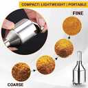 Kitchen Spice Grinder Set | Superfine Grinding | Precision Hand Mill for Consistent Coarse to Fine Grinds - Pepper Grinder Kit