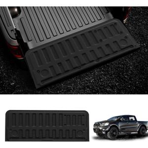 LASFIT Tailgate Mat 2025 2026 for Dodge Ram 1500 Power Tailgate (NOT for Standard Tailgate or Power Tailgate-Release), All Weather TPE Tailgate Protector Liner Replacement Accessories