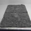 Secura Bathroom Rugs, 47 x 28 Inches, Extra Soft & Thick, Absorbent Water Bath Mat, Machine Washable Non-Slip Bath Mats for Bathroom, Shower, and Tub, Home Decor Accessories (Gray) (Grey)