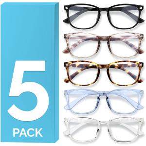 MIGSIR Blue Light Blocking Glasses for Computer Gaming, Fashion Fake Helps Reduce Screen Fatigue Eyeglasses for Women Men