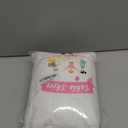 White Table Cloths for 6 foot Rectangle Tables Fitted Open Back Stretch White Ruffle Tablecloth for Craft Show Birthday Party Wedding Spandex Trade Show Desk Table Cover for Banquet Events Decorations (72" x 30" (6FT - 1 Pack))