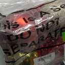 8 Red and gold ornaments