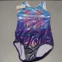 BAOHULU Gymnastics Leotards for Girls Sparkly Tumbling Dance Outfit One Piece Kids Athletic Clothes Size 12A