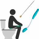 Butt Wiper Tool - Bottom Buddy for Elderly and Post-Operative Patients, Butt Cleaner After Pooping (Green)