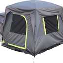 VEVOR SUV or Pickup Truck Camping Tents, Waterproof Double Layer Design with Carry Bag, Accommodates 2-9 Persons for Outdoor Activities