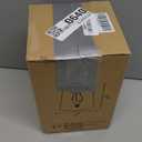 Set of 6 Natural Linen White Clip On Chandelier Lamp Shades For Chandeliers, Wall Lamps, And Other Lighting Fixtures Using E12 Bulbs 4 * 6 * 5 Inch