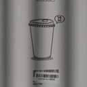 AOZITA 100 Pack 16 oz Plastic Cups With Strawless Sip-Lids, Iced Coffee Cups With Lids BPA Free, Disposable Clear Cups, To Go Cups for Smoothies, Party Drinks, Bubble Tea, Cold Beverage