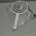 Electric Fly Swatter, Bug Zapper, Mosquito Zapper Racket | Gold Zone Voltage, Densest 3 mm Mesh, Apple-Like Weight - AA Battery Powered (not incl.) - Indoor & Outdoor Use with Pro Swat Tips (White-1 pack)