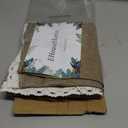 EHouseHome Faux Linen Tablecloth with Lace Trim - Waterproof/Spill Proof/Stain Resistant/Wrinkle Free/Oil Proof - for Banquet, Parties, Dinner,Kitchen,Wedding,Coffee,Holiday,Flax,Round 70Inch