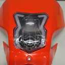 Dirt Bike Headlight,Motorcycle Head Light Universal for CRF450R CRF450L CRF450RX CRF250L CRF250L RALLY CRF300L CRF300L RALLY CRF250R CRF250F Red