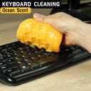 TICARVE Car Cleaning Gel Car Detailing Putty Car Cleaning Putty Gel Auto Detailing Tools Car Interior Cleaner Car Cleaning Kits Cleaning Slime Keyboard Cleaner Yellow