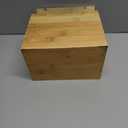 Face Towels Holder with 60 XL Towels, Disposable Towelettes Bamboo Box Cotton Balls Holders, Facial Towels Container with Drawer, Towels XL Organizer for Bathroom, Makeup Remover Dry Wipes Washcloths