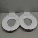 Ingenuity: ity by Ingenuity Flip & Sit Potty Seat 2pk (White)  Easy to Set Up & Remove Potty Training Seat That Attaches to Adult Toilet Seat