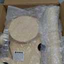 Made4Pets Cat Scratching Post Cat Scratcher Kitten Toys for Indoor Cats Wooden Ball Track Two-Layer Modern Sisal 17.7" Tall Scratch Post Interactive Toy with Dangling Ball