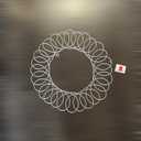 2 Pcs Christmas Photo Holder Display 17" Metal Wreath Xmas Card Holder Display Wall Hanging Decoration with Bow Wire Loop for Greeting Card Picture Insert Holiday Wall Decor(Silver)
