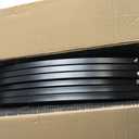 Full Metal Free Standing Dog Gate with Door for Indoor Barriers,144'' Extra Wide 32'' Tall Dog Gate for Doorways,Large Openings,Decks,Freestanding Portable Pet Fence(6 Panels,Black)