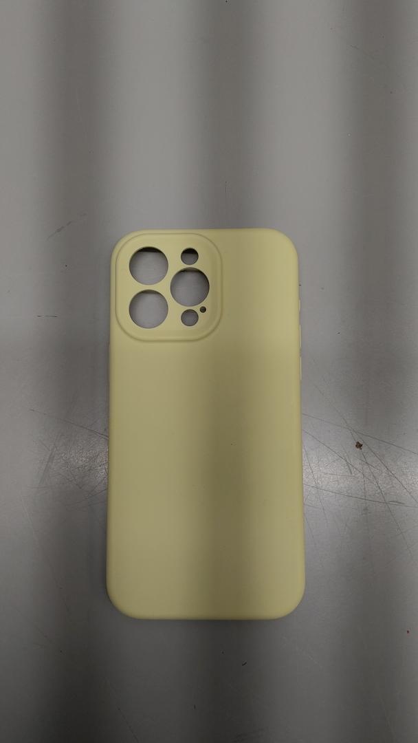 LOVE 3000 Designed for iPhone 15 Pro Max Case, Premium Silicone with [Soft AntiScratch Microfiber Lining] Shockproof Protective Phone Case for Men Women Girls 6.7", Creamy Yellow