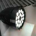 200W Stage Lights, RGBWAL 6IN1 Par Lights, Professional 18 LED DMX512 Sound-Activated Controlled LED Par Can, 6/10CH Uplights for Theater Studio Concert Stage DJ Party