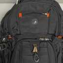 SHRRADOO Extra Large 50L Travel Laptop Backpack with USB Charging Port, College High School Backpack Airline Approved Business Work Bag Fits 17 Inch Computer for Men Women (Black)