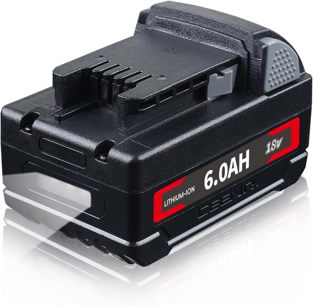 CEENR 6.0Ah Lithium Battery Replacement for Milwaukee M-18 Battery Compatible with Milwaukee Cordless Power Tools (1Pack)
