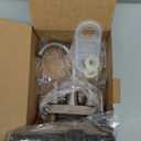 Moen Ronan Spot Resist Brushed Nickel Two-Handle 4" Centerset Modern Bathroom Faucet with Push-Down Drain, 84022SRN ((Pack of 1))