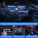 Wireless CarPlay Adapter for Apple CarPlay, Easy to Upgrade Wired CarPlay to Wireless,Auto Connect, Mini Size, Compatible with Cars from 2017 & iOS 10+