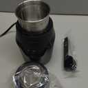 SHARDOR Adjustable Coffee Grinder Electric, Super Silent Electric Coffee Bean Grinder with Time-Memory Adjustment and Multi-Functional Stainless Steel Cup for Spices, Herbs, and Nuts Grinding, Gray (1 Bowl, Dark black)