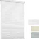 Changshade Cordless Light Filtering Cellular Shades, Honeycomb Shades, 1.5" Single Cell Pleated Window Blinds for Bedroom, Child Room