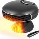 Portable 12V Car Heater & Defroster, 150W Fast Heating & Cooling Fan,Plug In Car Heater for Windshield Defogger with 360 Rotary Car Heaters for Vehicle,Car,RV,SUV