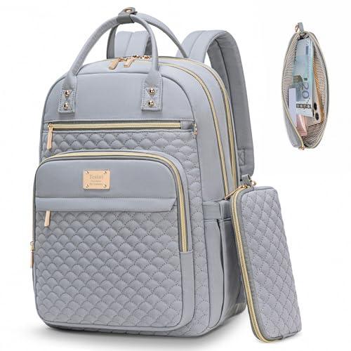 Tealari Laptop Backpack for Women,15.6 Inch Laptop Backpack for Work,Water Resistant Travel Backpack,College Bookbag with Wallet