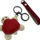 3 x 3D Tortoise Bag Charms Keychain, Handmade Sheepskin Purse Charm Ornament