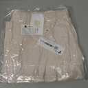 LUCKYCATCUS Women's 7" Bermuda Shorts Jersey Shorts with Pockets Workout Yoga Athletic Long Shorts for Women (Beige, XXL)