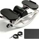 Rocking Stepper Side to Side,Mini Rock Stepper for Home & Office Workout, Low Impact Lateral Motion Exercise Machine for Core Glutes, Whisper Rock Stepper Machine, Fully Assembled