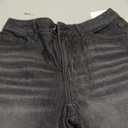Joe's Jeans Women's The Lou Lou Low Rise Wide Leg Jeans, Black Cat, 26