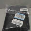 KALIDI 60L Extra Large Duffle Bag, Beach Tote Zipper Utility Oversized Weekender Carrier Travel Shopping Reusable Grocery Bag (All Black)