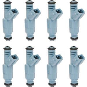 Fuel Injector 24LB 4 Holes 8Pcs | Replacement for 5.2 5.9 Dodge Dakota Durango Ram Chevy Camaro Ford F250 F350 Excursion Mustang Pontiac GTO & more | Replace# 0280155715, 0280150947, 0280150965