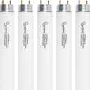 F32T8/865 Fluorescent Light Bulb, 48 Inch, 32 Watts, 6500K Daylight, 2800 Lumens, G13 Bi-Pin Base, 4FT T8 Fluorescent Tube Light Bulbs - 5 Pack