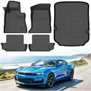 Floor Mats for Chevrolet Chevy Camaro 2016-2024 (Not for Convertible)