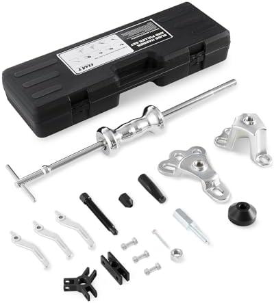 Orion Motor Tech Slide Hammer, 9-Way Internal/External Slide Hammer Puller Set - Pulls Hubs, Rear Wheel Axle Shafts, Bearings, Bushings, Seals, Retainers