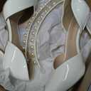 DREAM PAIRS Women's Closed Toe High Heels Stiletto Pointed Toe Strappy Pearl Elegant D'Orsay Dress Wedding Party Pumps Shoes, 9