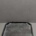 MAONAME Wood Serving Tray, Farmhouse Wooden Tray for Coffee Table, Octagonal Beaded Trays, Vintage Black Decorative Trays for Living Room, Kitchen, 15.7" X 10.2" X 1.6"