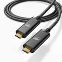 Fiber Optic USB C to USB C Cable(50ft),Slim High Speed 10Gbps USB 3.2 Gen2 Active Optical Cable for VR, Webcam, Laptop etc