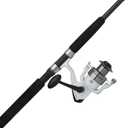Ugly Stik 7 Catfish Spinning Fishing Rod and Reel Catfish Combo, Ugly Tech Construction with Clear Tip Design, 7 2-Piece Moderate Fast Action Rod, One Size