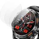 Suoman 3-Pack 1.39" Screen Protector for SUNKTA K52 Military Smartwatch, 2.5D 9H Hardness Tempered Glass Screen Protective Film